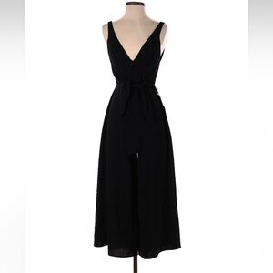 Amanda Uprichard Charter Sleeveless Wrap Waist Jumpsuit